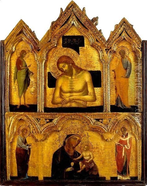 Polyptych 2 Oil Painting - Paolo Veneziano