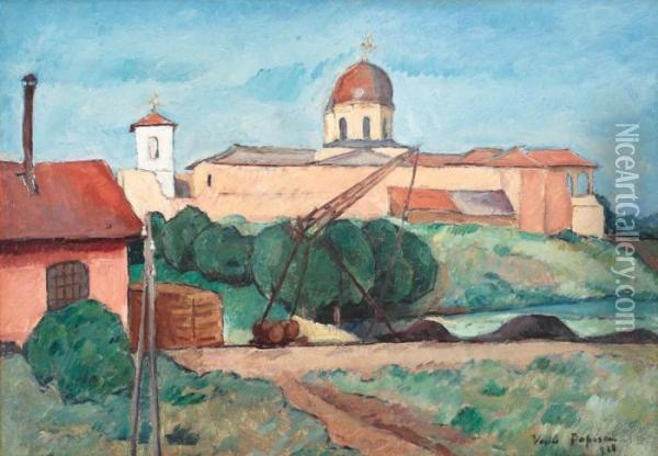 Peisaj La Comana Oil Painting - Vasile Popescu