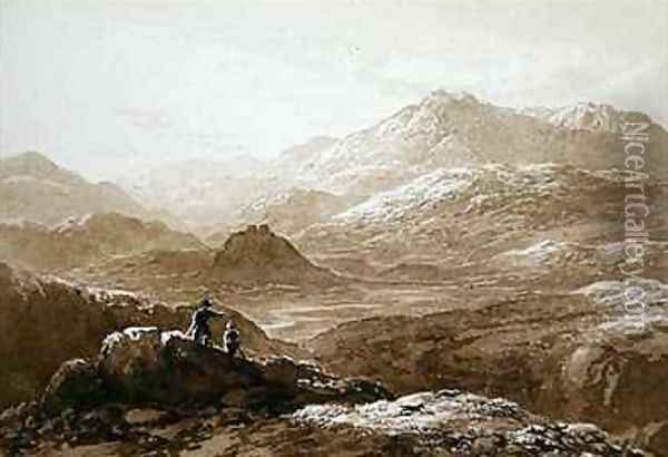 Dolyddelan Castle and Moel Siabod Oil Painting - John Glover