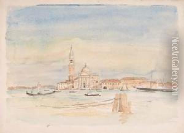 San Giorgio De Maggiore Oil Painting - Walter Westley Russell
