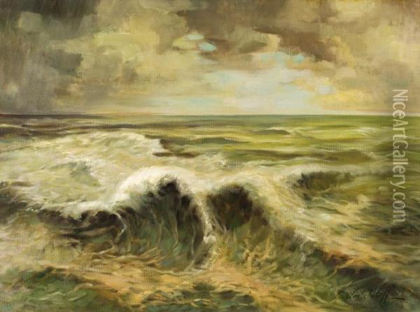 Seascape Oil Painting - Constantin Alexandr. Westchiloff