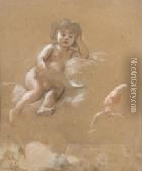 Etude D'enfant Sur Un Nuage Oil Painting - Henri Gervex