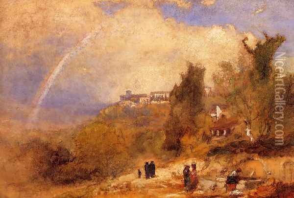 Near Perugia Oil Painting - George Inness
