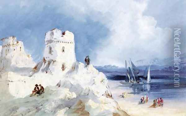 Watchtower (Torre vigia) Oil Painting - Eugenio Lucas Velazquez