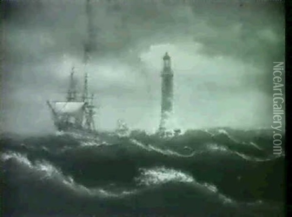 Bristol Bay Oil Painting - Thomas Birch