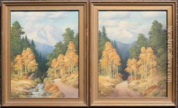 Pike's Peak Oil Painting - William Page