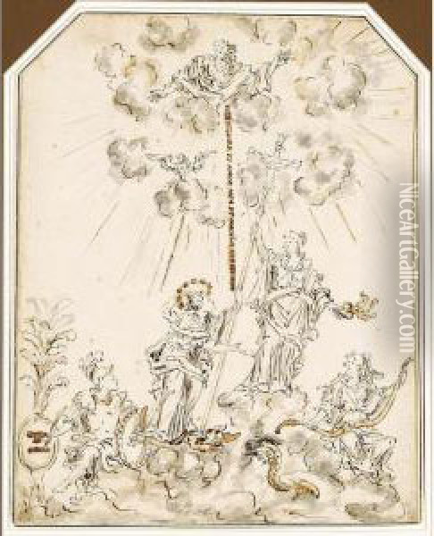 The Assumption Of The Virgin Oil Painting - Cornelis I Schut