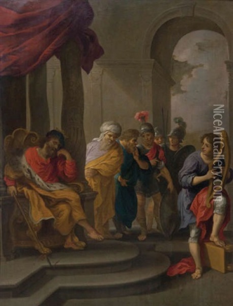 David Jouant De La Harpe Oil Painting - Erasmus Quellinus II