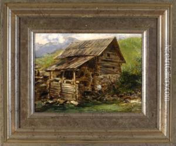 Alte Wassermuhle Oil Painting - Ludwig Correggio