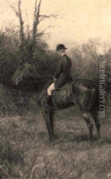 Ready For The Hunt Oil Painting - Heywood Hardy