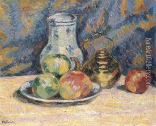 Nature Morte Oil Painting - Armand Guillaumin
