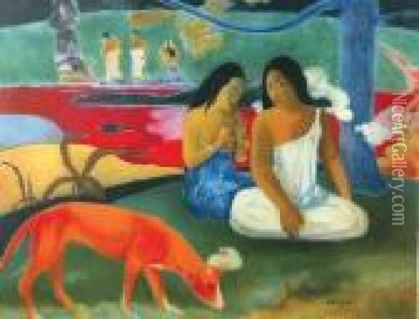A Rea Rea Oil Painting - Paul Gauguin
