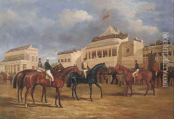 Before the race 2 Oil Painting - English School