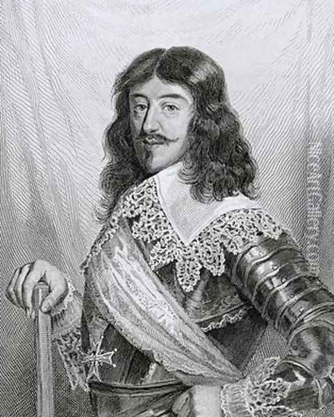 Louis XIII 1601-43 King of France Oil Painting - Lestang-Parade, Joseph-Leon-Rolland de