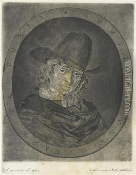 Portrait Of The Painter Adriaen Van Ostade Oil Painting - Jacob Gole