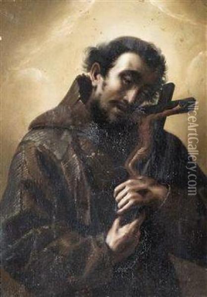 Der Heilige Franziskus Oil Painting - Francesco Cairo