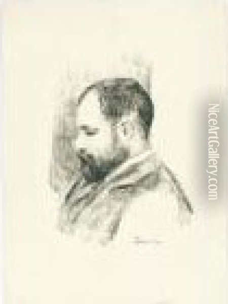 Ambroise Vollard. Oil Painting - Pierre Auguste Renoir