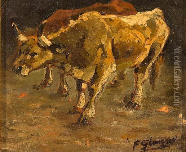 Vacas Oil Painting - Francisco Gimeno