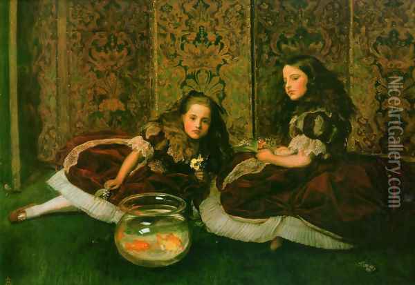 Leisure Hours Oil Painting - Sir John Everett Millais