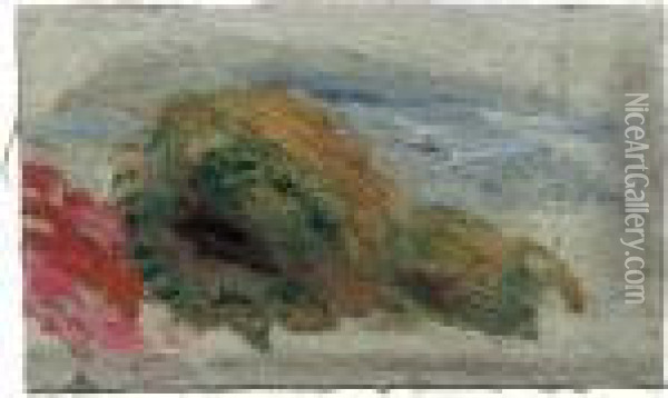Komposition Oil Painting - Pierre Auguste Renoir