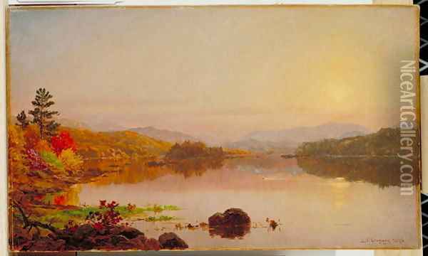 Lake Wawayanda 1876 Oil Painting - Jasper Francis Cropsey