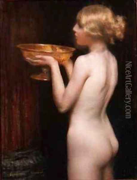 The Loving Cup Oil Painting - Janet Agnes Cumbrae-Stewart