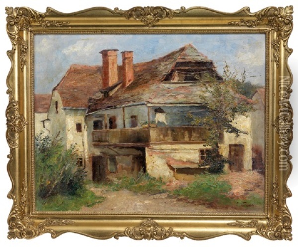 Altes Bauernhaus Oil Painting - Elisabeth Jordis Grafin von Attems