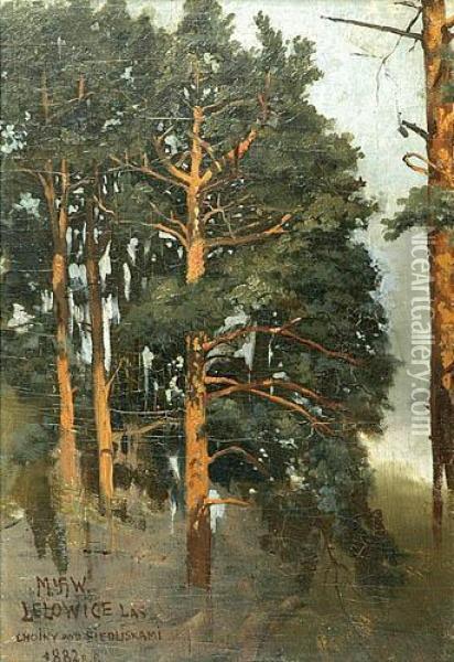 Las Oil Painting - Marian, Michal Wawrzeniecki