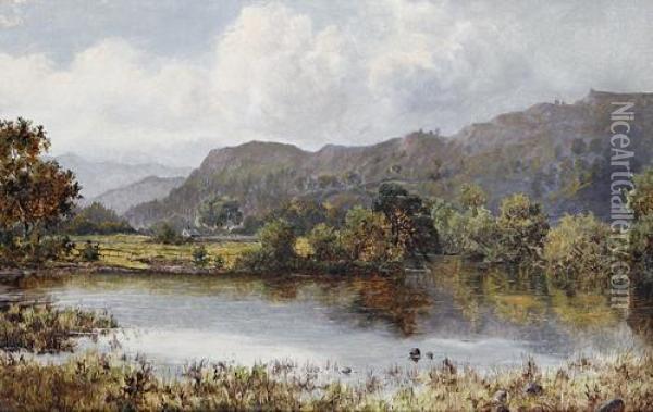 The Church Pool, Betws-y-coed Oil Painting - William Henry Mander