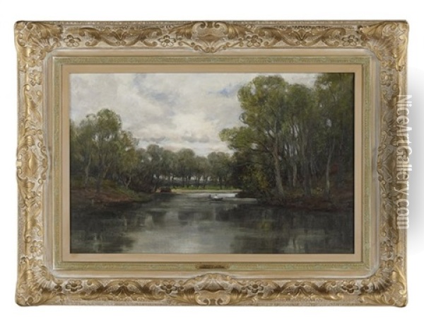 Kirkwood Lake Oil Painting - Charles Paul Gruppe