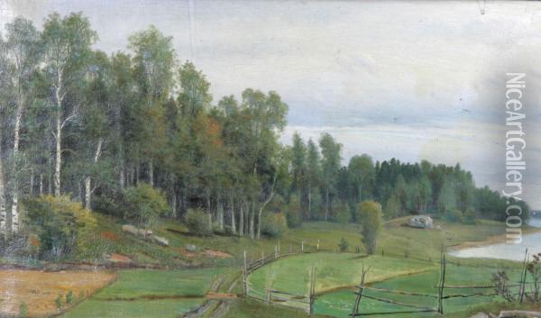 Tillskriven Oil Painting - Carl August Fahlgren