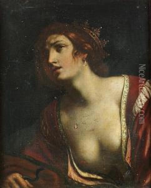 Cleopatra Oil Painting - Cesare Gennari