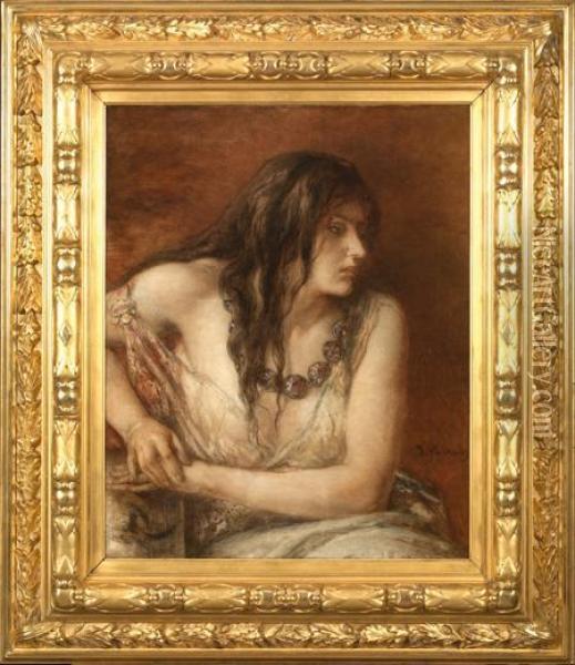 Ruth Oil Painting - Jean-Francois Portaels