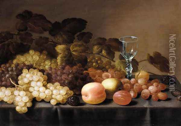 Still-Life of Fruit Oil Painting - Floris Gerritsz. van Schooten