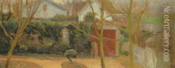 Le Jardin Oil Painting - Hippolyte Petitjean