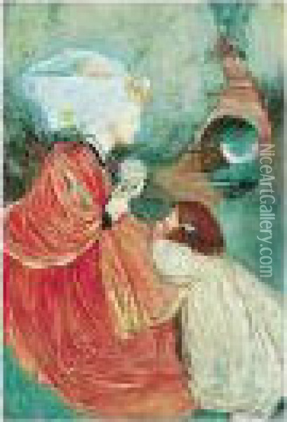 Today For Me Oil Painting - Eleanor Fortescue Brickdale