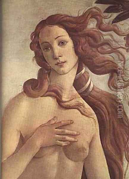 The Birth Of Venus (Detail) C1485 Oil Painting - Sandro Botticelli