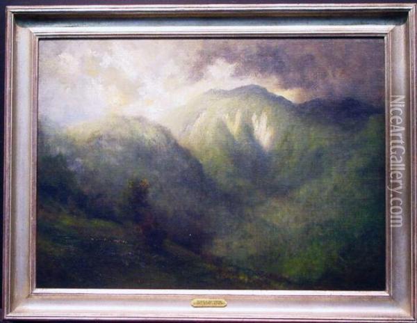 Giant Of The Valley Oil Painting - Robert Crannell Minor