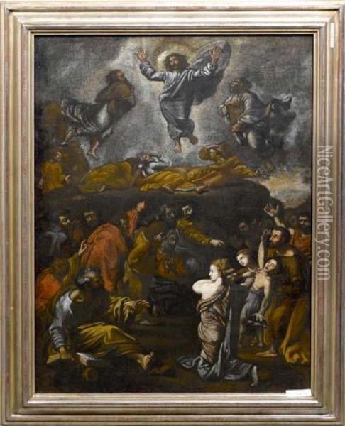 Transfiguration. Oil Painting - Raphael (Raffaello Sanzio of Urbino)