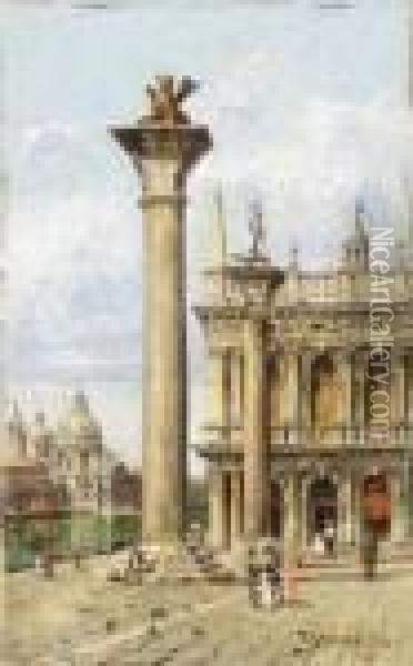 Venezia. Palazzo Reale Oil Painting - Antonietta Brandeis