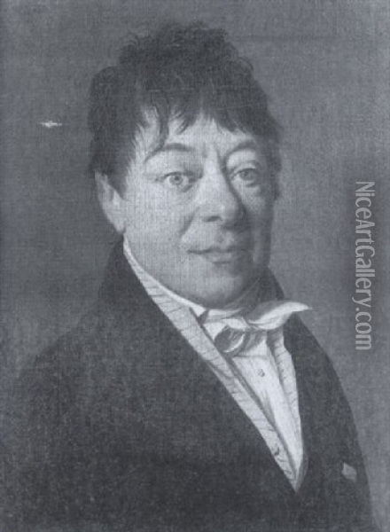 Portrait De Mr. Le President De La Societe Dramaticolitteraire Oil Painting - Louis Leopold Boilly