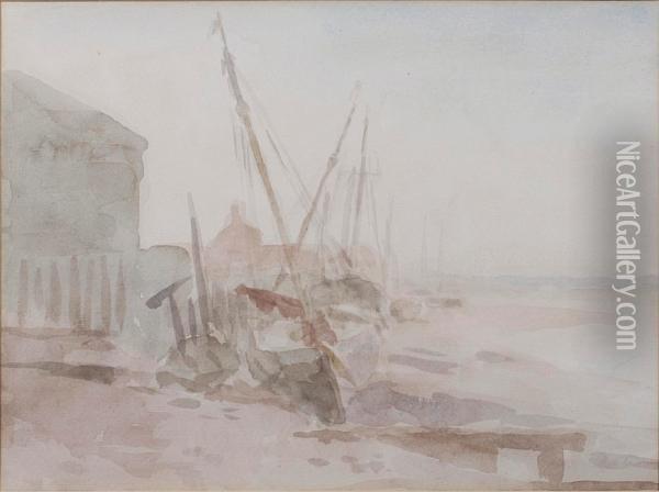 Low Tide, Maldon Oil Painting - Philip Wilson Steer