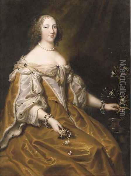 Portrait of a lady Oil Painting - Justus van Egmont
