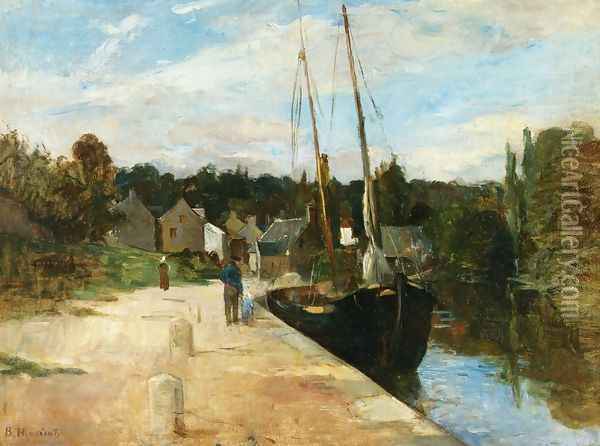 Rosbras (Finistere) Oil Painting - Berthe Morisot