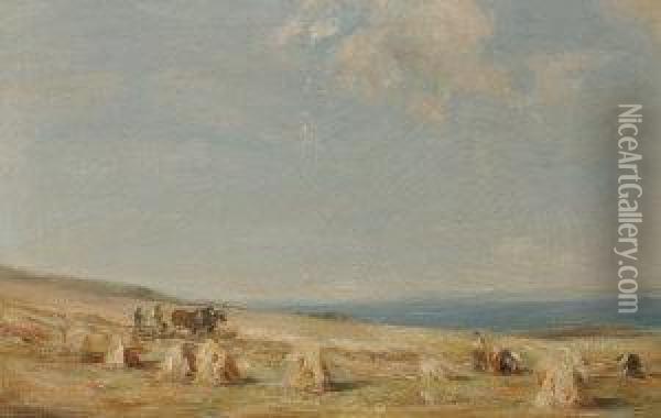 An Arran View Oil Painting - James Lawton Wingate