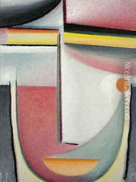 Symphony in Pink Oil Painting - Alexei Jawlensky