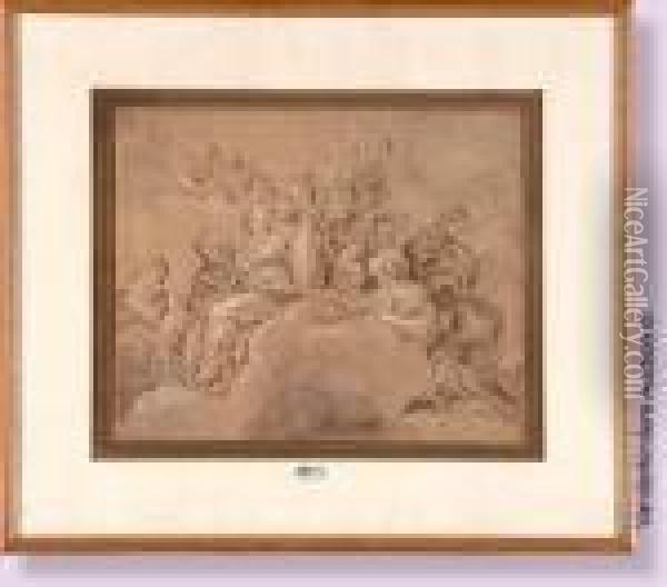 Allegories Oil Painting - Pietro Da Cortona (Barrettini)