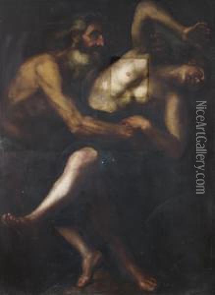 Pluton Et Proserpine Oil Painting - Giulio Cesare Procaccini