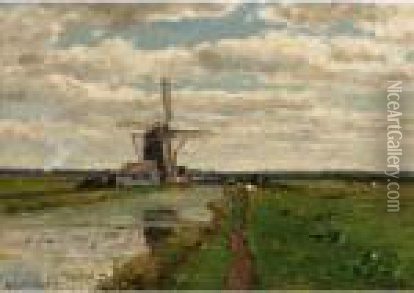 Environs De La Haye Oil Painting - Willem Roelofs
