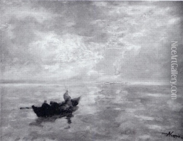 Seelandschaft Oil Painting - Albert Kappis